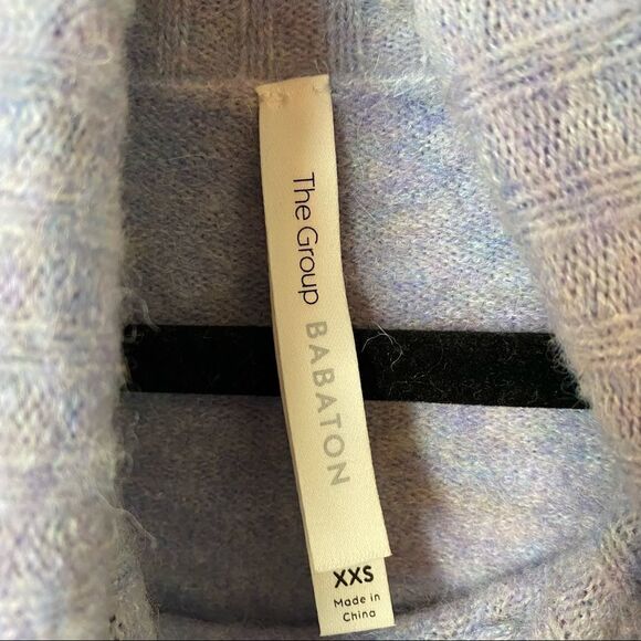 Aritiza - the Group Babaton Lilac Plutarch Cowl Neck Alpaca/Wool Sweater - Picture 8 of 10